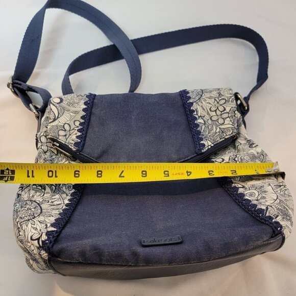 Sakroots Artist Circle Crossbody Bag - Denim and Cotton - Picture 11 of 13